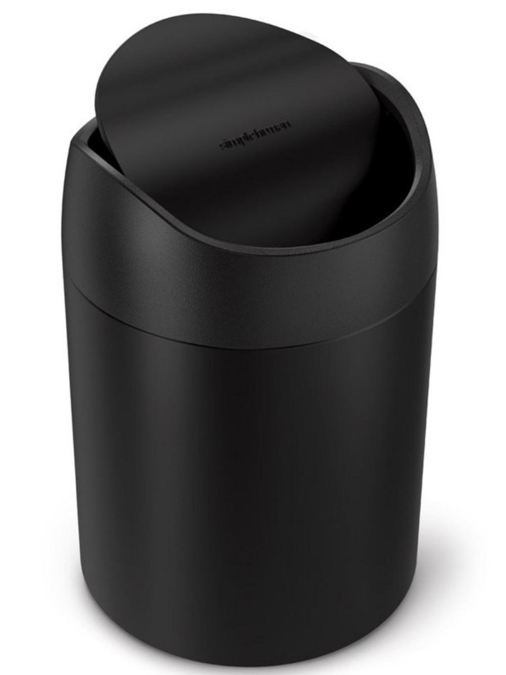 Simplehuman mini waste bin matte black
